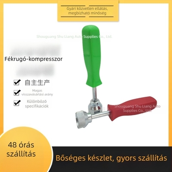 Fek rugókompresszor, rugóhúzó kampó és dobfék-beállító készlet autójavításhoz