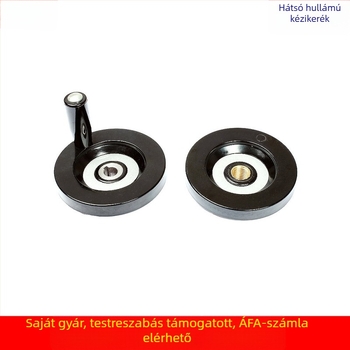 Bakelit kézikerék gépekhez, állítható kézikerék 125/160/180 mm, rögzítőcsavarral és bordázott hátsó résszel