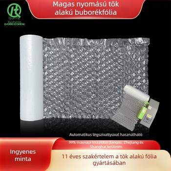 Modesty Nylon magasnyomású légoszlopos buborékfólia express csomagoláshoz, nagy buborékok, tekercs 40 mm × 300 m, átlátszó