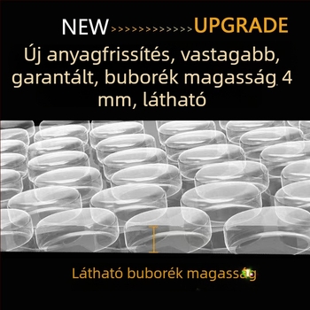 Vastagított buborékfólia tekercs, nagy buborékokkal, 20 cm széles, 60 m hosszú