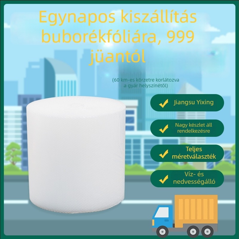 Vágható buborékfólia csomagoláshoz; buborékos papír, buborékos zacskók és párnázó buborékok
