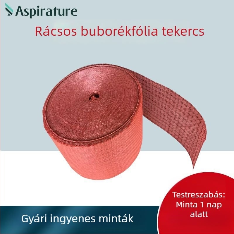 Antisztatikus rácsos buborékfólia rol elektromos alkatrészekhez, belső párnázás és ütésálló csomagolás