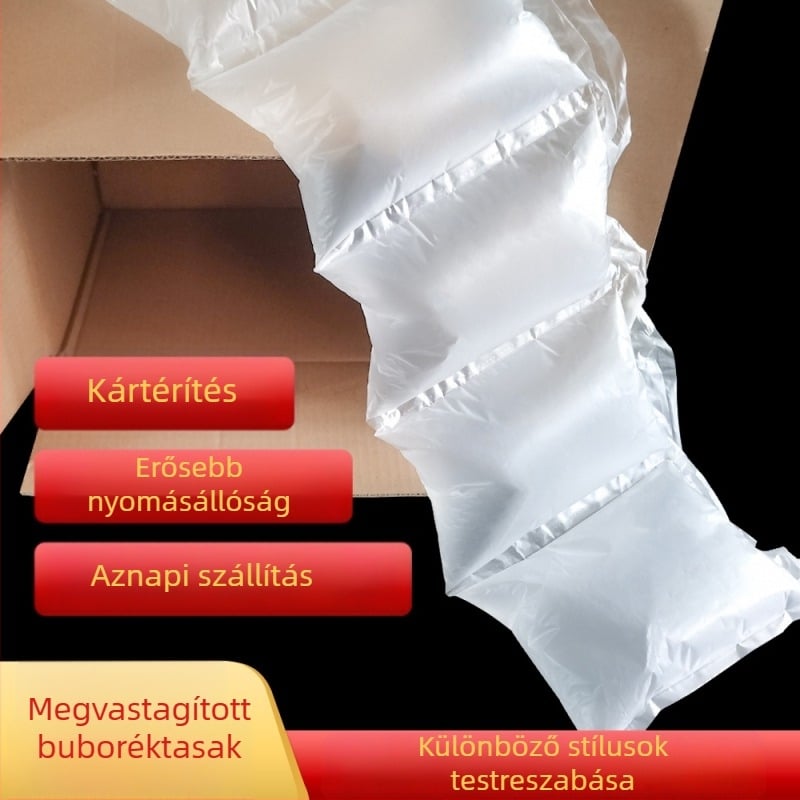 Buborékos töltőzsák expediáláshoz, ütés- és nyomásvédő buborékcsomagolás