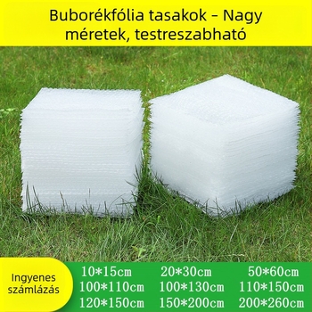 Vastagított buborékfólia és buborékos zacskók, 50 cm × 100 cm, ütésálló csomagolás