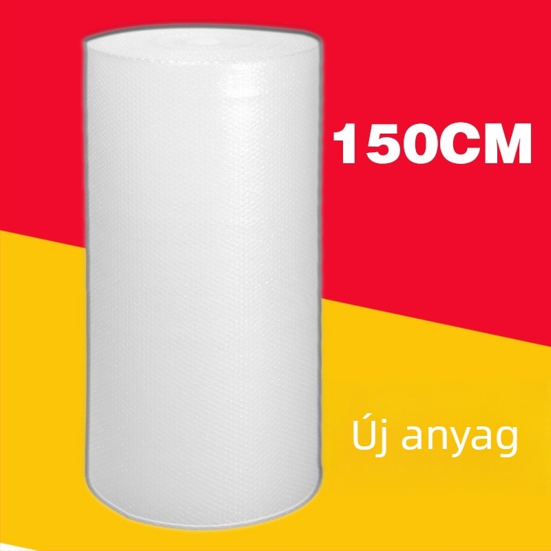 Vastagított buborékfólia csomagoláshoz, szélesség 150 cm, légpárnás fólia