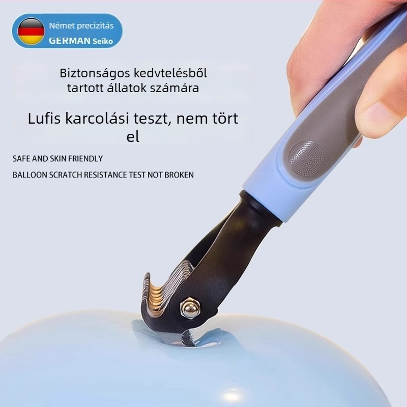 Hosszú szőrű háziállatok számára készült detangláló kefe – laza szőr eltávolítása, kutya- és macska bunda ápolása