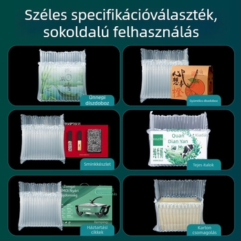 Ajándékdobozokhoz készült légoszlopos zacskó, vast buborékos réteg az ütésálló csomagoláshoz