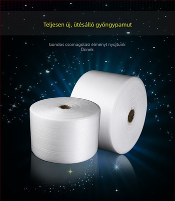 50 cm széles EPE Pearl Cotton csomagolóhablemez, puha töltés, ütésálló csomagoláshoz