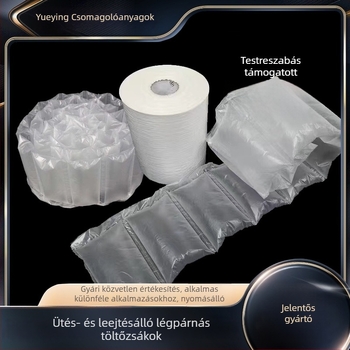 Csomagoláshoz buborékfólia tekercs, levegővel töltött párnázó, ütésálló