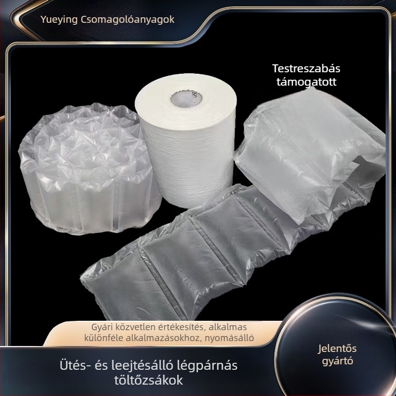 Csomagoláshoz buborékfólia tekercs, levegővel töltött párnázó, ütésálló