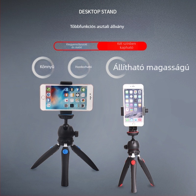 Situ M8+H20 Mini Műanyag Asztali Fotó Állvány Mobiltelefonhoz, Teleszkópos Selfie Állvány Live/Vlog