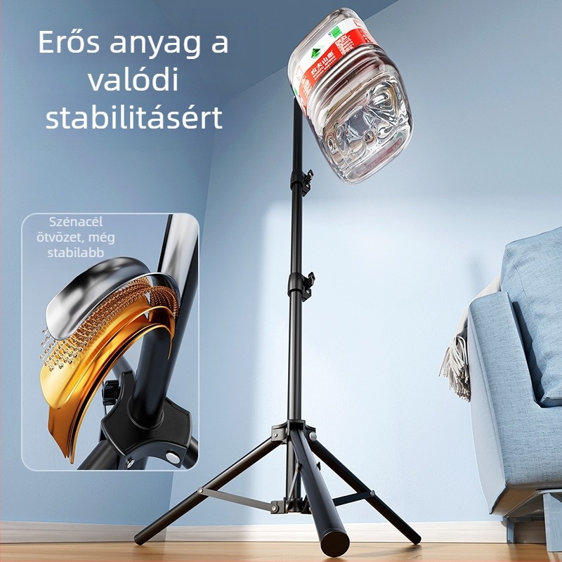 Álló telefon tartó élő közvetítéshez, fényképezéshez és videóhoz — többfunkciós háromszög tartó