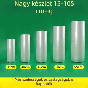 35 cm-es légoszlopos buborékfólia tekercs, testreszabható tasakok érzékeny áruk és elektronika számára