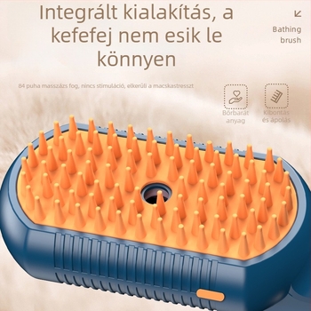 Koledi masszírozó fésű macskáknak és kutyáknak, szőr eltávolítása, egy kattintásos permet, anti-sztatikus, bőrbarát
