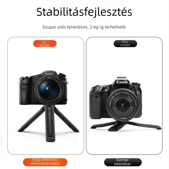 Pocket 4/3 Mini kézi állvány stabilizátor mobiltelefonhoz, hordozható asztali állvány