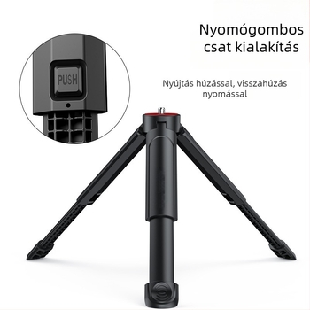 Pocket 4/3 Mini kézi állvány stabilizátor mobiltelefonhoz, hordozható asztali állvány