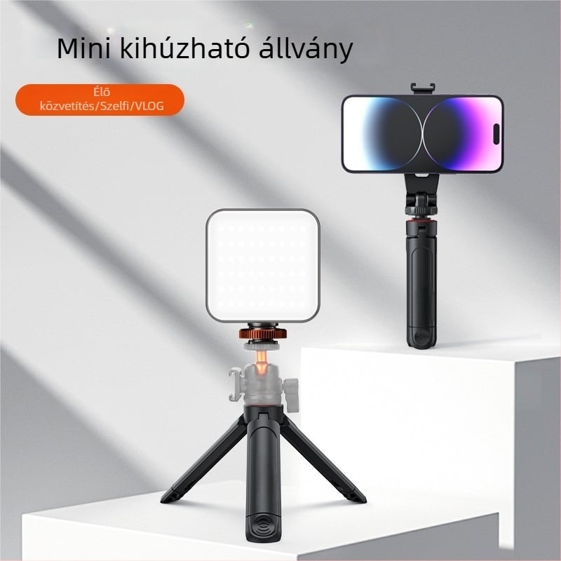 Pocket 4/3 Mini kézi állvány stabilizátor mobiltelefonhoz, hordozható asztali állvány