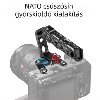 DSLR bővítő felső lemez Sony FX3/FX30-hoz NATO sínnel