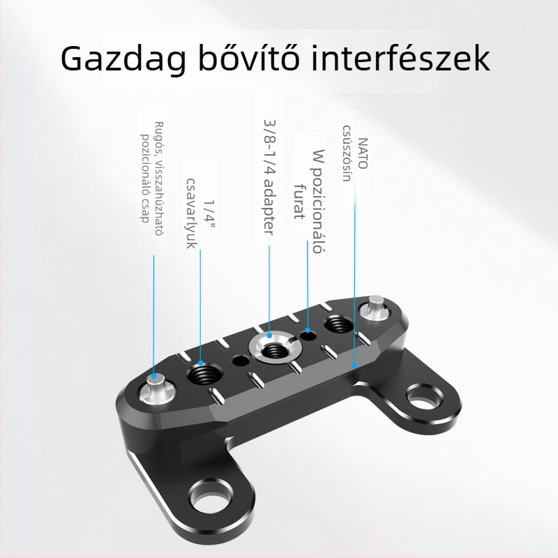 DSLR bővítő felső lemez Sony FX3/FX30-hoz NATO sínnel