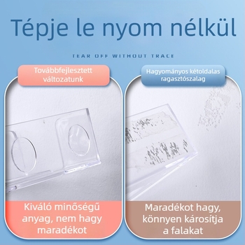Kerek, átlátszó akril duplaoldalas ragasztópontok