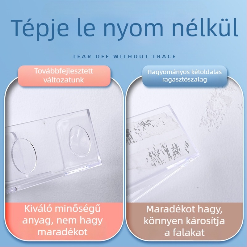 Kerek, átlátszó akril duplaoldalas ragasztópontok