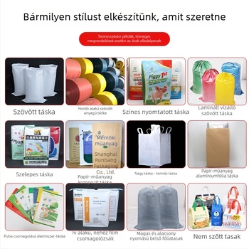 Kraft papír és műanyag kompozit zsák szövetes külsővel és kettős belső fóliával