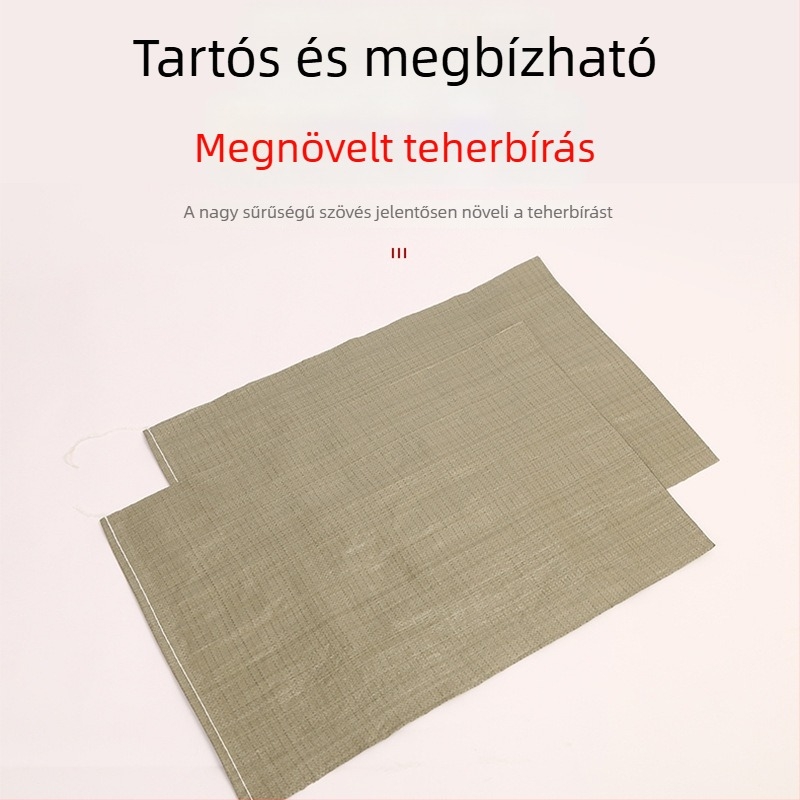 Személyre szabott szürke műanyag szövött zacskó kígyóbőr mintával logisztikára és építési hulladék csomagolására
