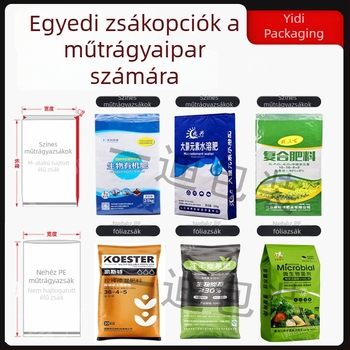 Színes nyomtatású laminált szövött zsák bentonitos macskaalomhoz, vastag műanyag csomagolási zacskó