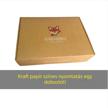 Sárga háromrétegű hullámkarton csomagoló doboz gyümölcstea csomagoláshoz