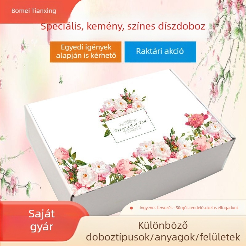 Sárga háromrétegű hullámkarton csomagoló doboz gyümölcstea csomagoláshoz
