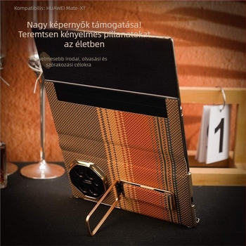 Huawei Mate X/Xs háromszor hajtható tok forgó csuklópánttal – Irizáló naplemente