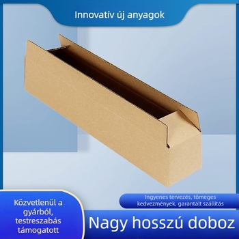 Testreszabott hosszú, különleges alakú kartondoboz extrém nagy méretű tárgyakhoz - csomagolás és tárolás zöld növények és virágok számára, horgászbotok és világítócsövek