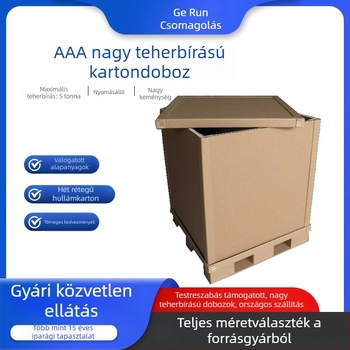 Hét rétegű nagy kartondoboz, testreszabható exporthoz, masszív csomagolás, AAA nehéz karton