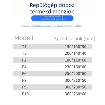 Extraerős összehajtható karton A4-es méretű logisztikai csomagoláshoz