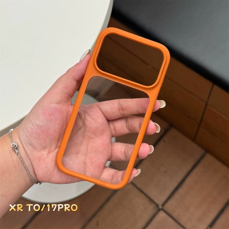 Prémium minimalist TPU védőtok iPhone XR és 17 Pro számára, matt felülettel