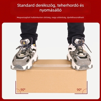 DM-1 hajlított hullámkarton doboz logisztikai csomagoláshoz, 250 gsm, kemény K3A, felület üres vagy nyomtatott, belső méretek 130×80×90 mm, külső méretek 260×150×180 mm