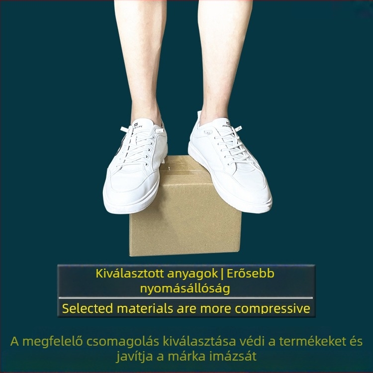 No.1 Wenwei Packaging karton, 53×29×37 cm, összecsukható karton hullámkartonból készült