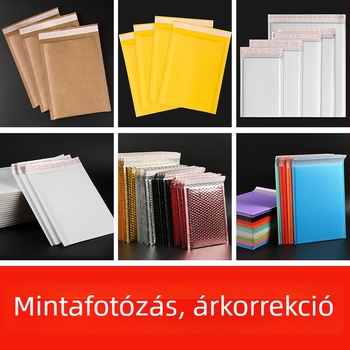 Öntapadós buborékos küldeménytasak Kraft papírból nemzetközi szállításokhoz