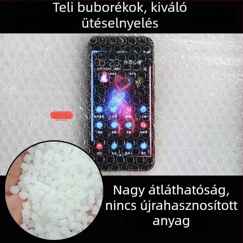 30 cm széles buborékfólia tekercs csomagoláshoz, levegőpárnázó fólia, ütésálló habosított papír