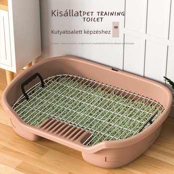 Kutyapisitál anti-állás dizájnnal, öblíthető ürüléktál kis- és közepes kutyáknak