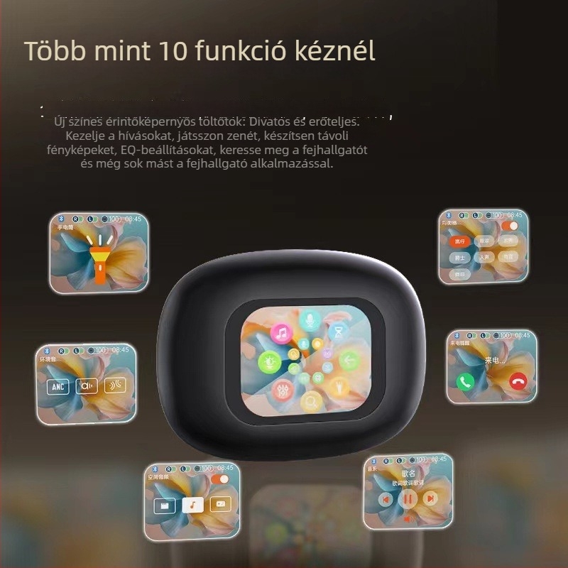 A16 Mini Pro AI fordításos csontvezetéses Bluetooth fülhallgató színes kijelzővel, kiváló hangminőség, vezeték nélküli zajcsökkentés, Bluetooth 5.4