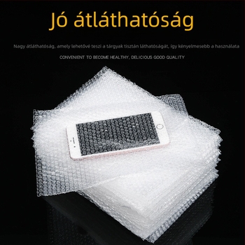 Új ütésálló buborékos csomagoló tasak, vastag, átlátszó