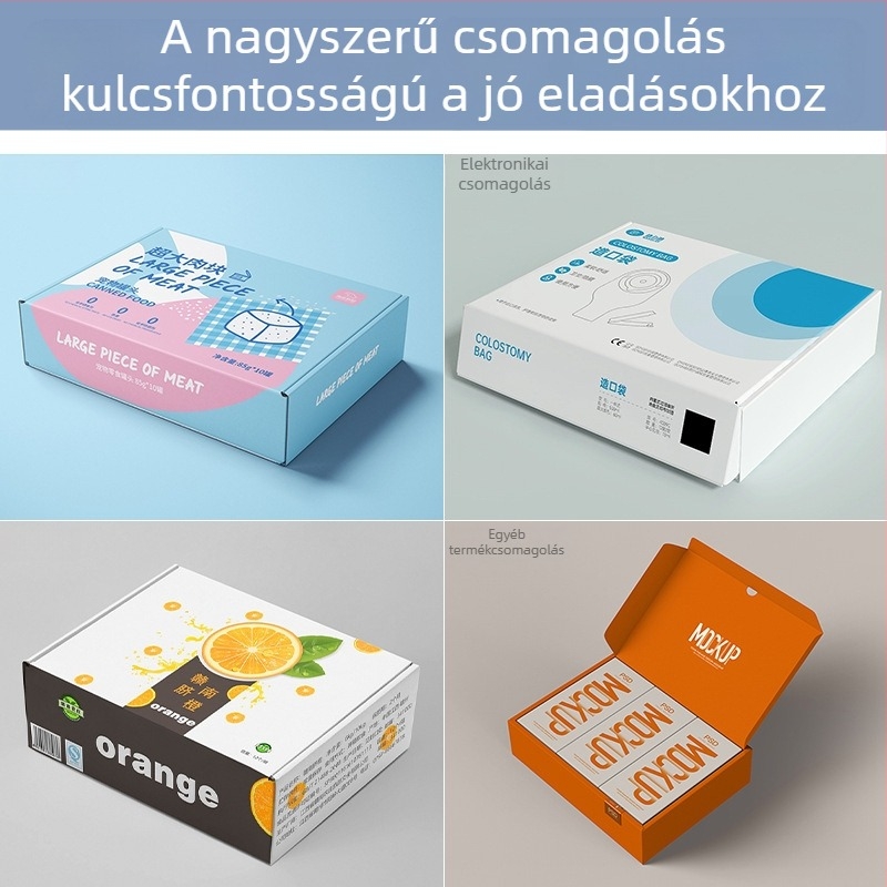 Felnyitható fedélű ajándékdoboz bőrápolási és kozmetikai termékekhez, testreszabható csomagolás táplálékkiegészítőkhöz