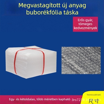 60 cm széles, vastag, átlátszó buborékos tasak csomagoláshoz és logisztikához