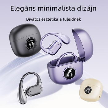 Q17Proows Vezeték nélküli csontvezetéses fülhallgatók fülhorgos kivitelben, sportos, Bluetooth 5.3, kiváló hangzás, IPX5