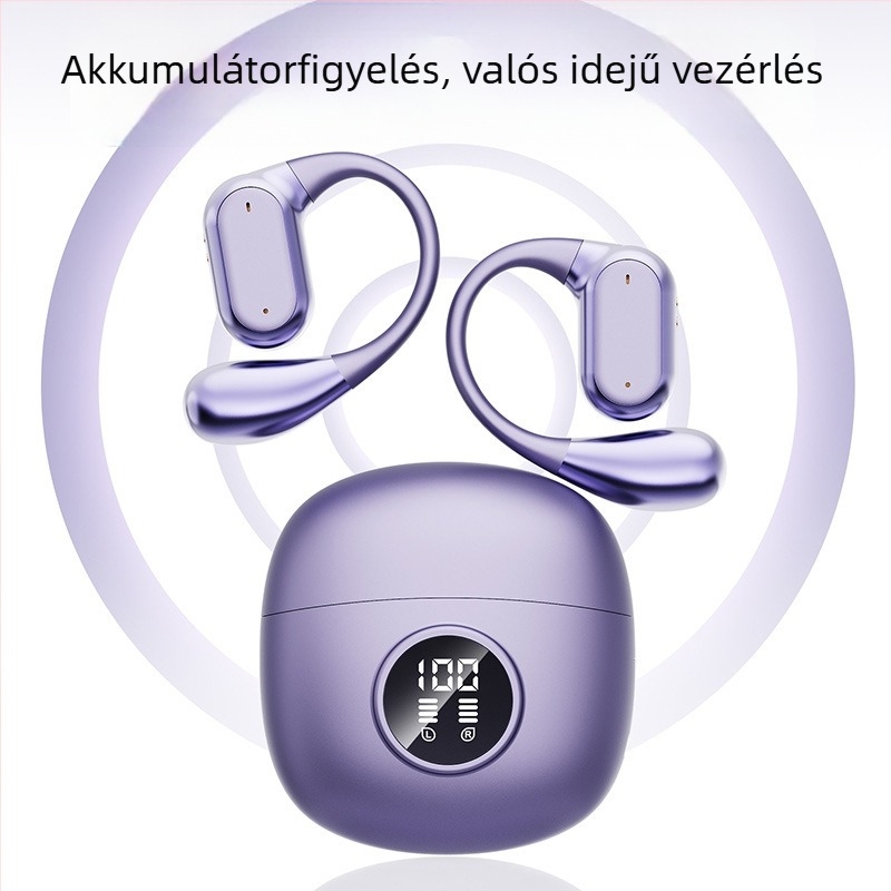 Q17Proows Vezeték nélküli csontvezetéses fülhallgatók fülhorgos kivitelben, sportos, Bluetooth 5.3, kiváló hangzás, IPX5