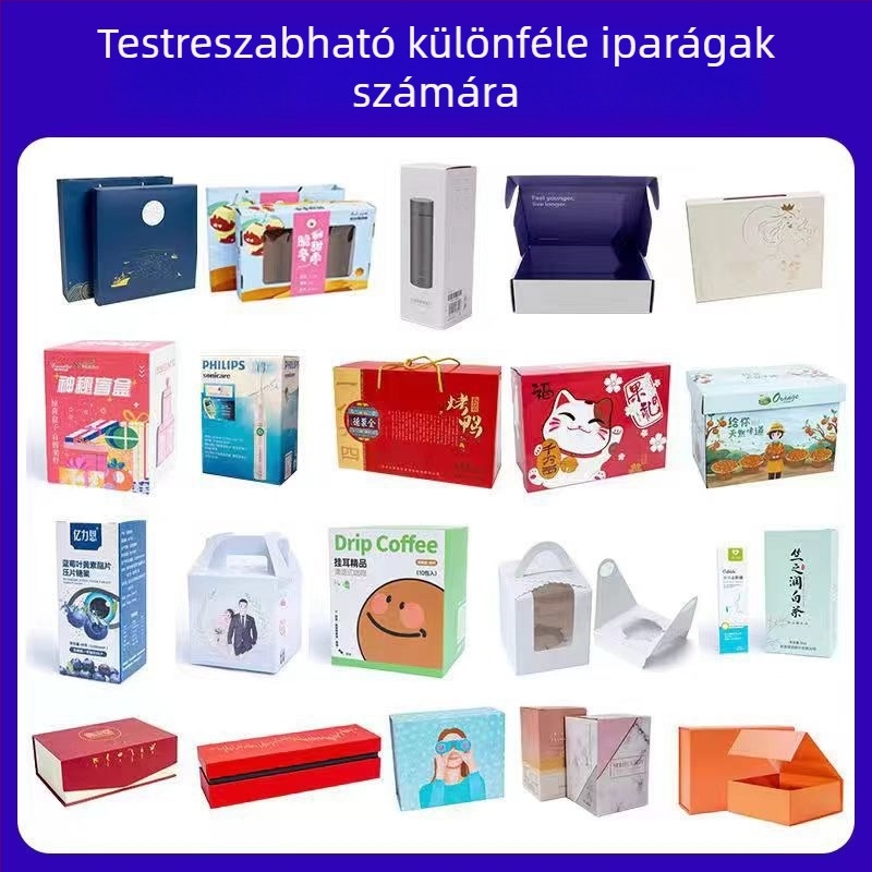 Személyre szabott csomagoló dobozok, színes dobozok, ajándék dobozok, üres dobozok, fehér kartondobozok, hullámkarton dobozok