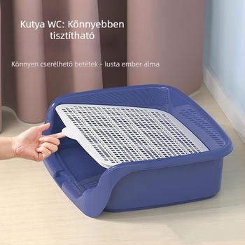 Kutyatálca rácsos tálcával és kerettel – nagy- és kistestű kutyáknak