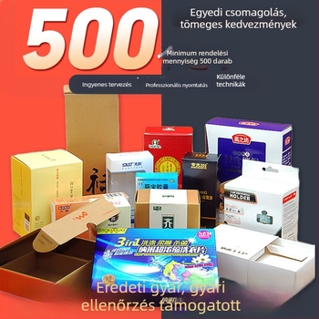 Nyomtatott fehér karton doboz maszkokhoz és kozmetikumokhoz, ajándék doboz, összecsukható színes doboz, Kraft papírdoboz