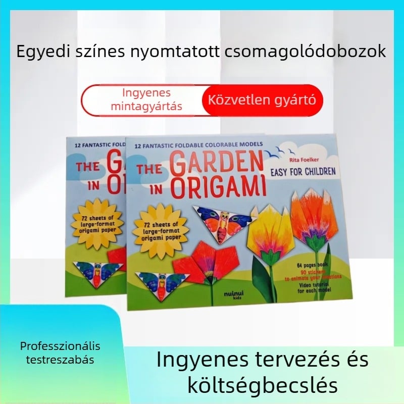Testreszabott kozmetikai papírdobozok, színes doboz tervezés, arany fólia logó, UV nyomtatás és relief